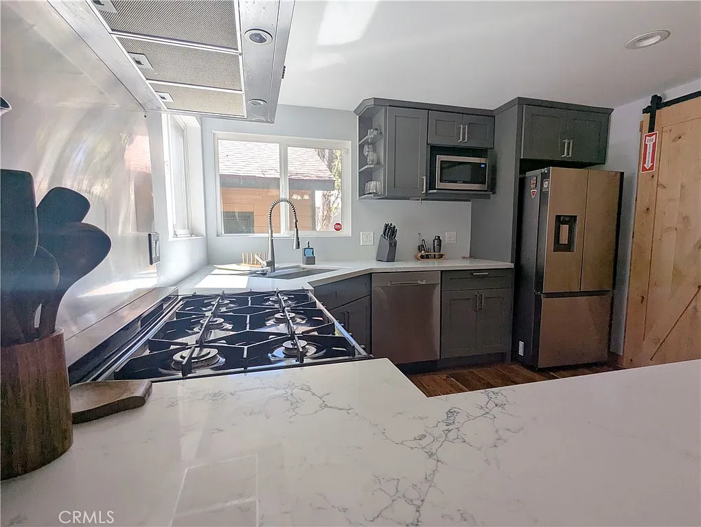 Remodeled kitchen